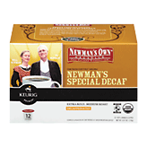 Keurig Newman's Own medium roast decaffeinated coffee, 12 K-Cups Full-Size Picture